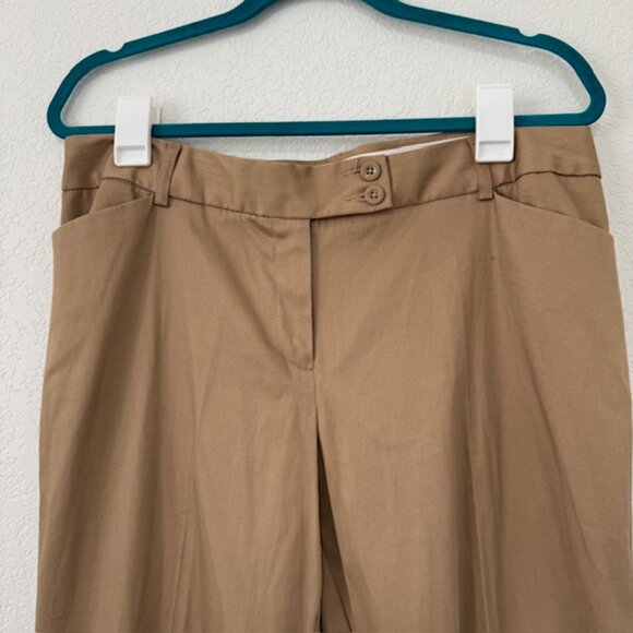 GEORGE London Fit Women's Beige Khaki Casual Straight Leg Dress Pants Size 12P - Picture 4 of 8